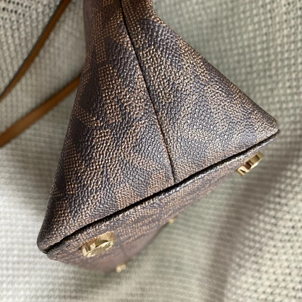 Michael Kors Morgan‎ Signature Medium Brown Tote Bag Handbag